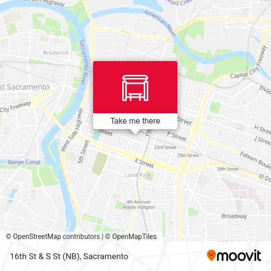 16th St & S St (NB) map
