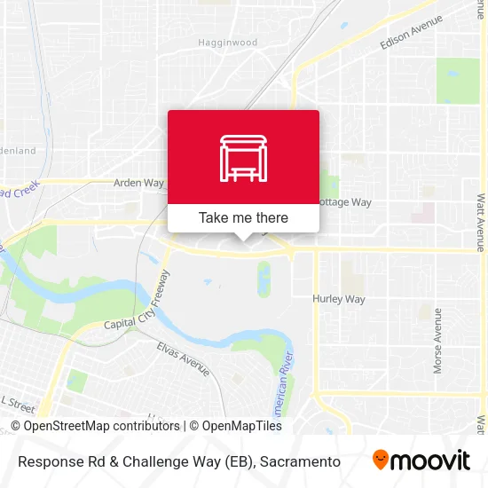 Response Rd & Challenge Way (EB) map
