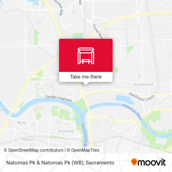 Natomas Pk & Natomas Pk (WB) map