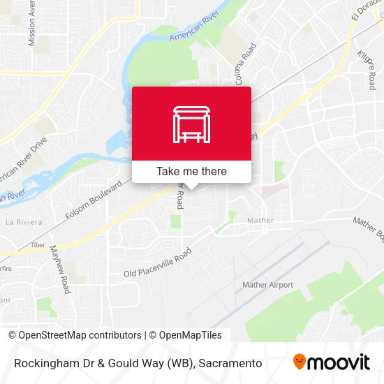 Mapa de Rockingham Dr & Gould Way (WB)