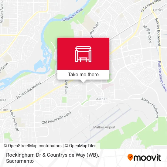 Rockingham Dr & Countryside Way (WB) map