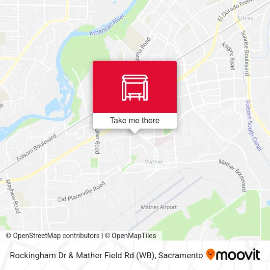 Mapa de Rockingham Dr & Mather Field Rd (WB)