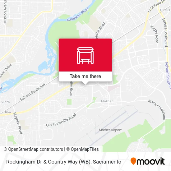 Rockingham Dr & Country Way (WB) map