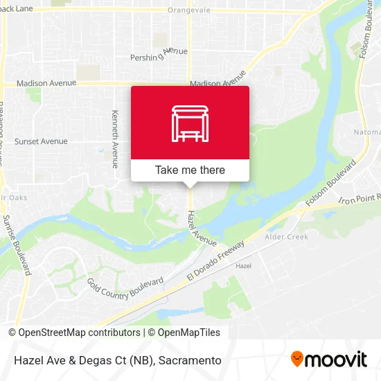 Mapa de Hazel Ave & Degas Ct (NB)