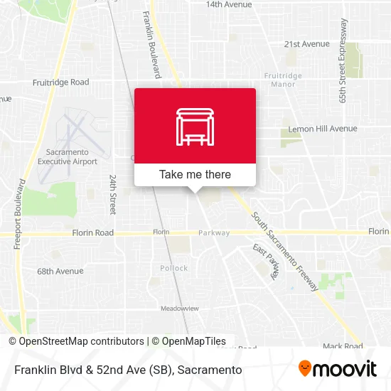 Mapa de Franklin Blvd & 52nd Ave (SB)