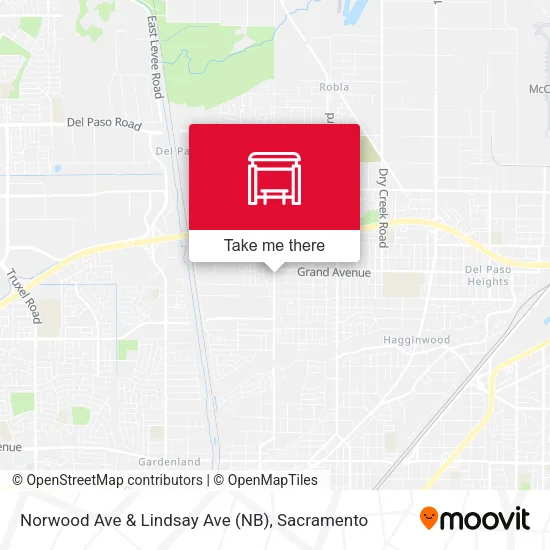 Mapa de Norwood Ave & Lindsay Ave (NB)