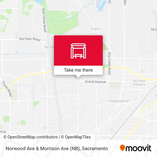 Mapa de Norwood Ave & Morrison Ave (NB)