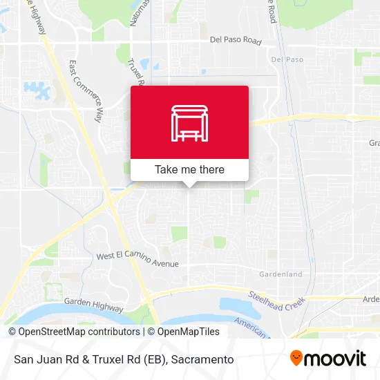 Mapa de San Juan Rd & Truxel Rd (EB)