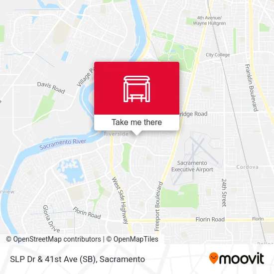 Mapa de SLP Dr & 41st Ave (SB)