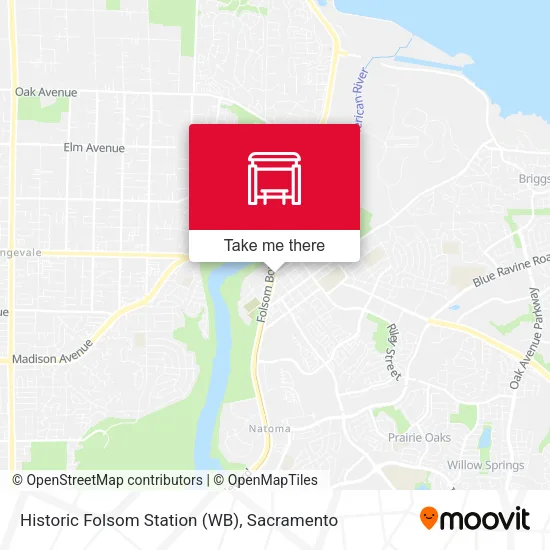 Mapa de Historic Folsom Station (WB)