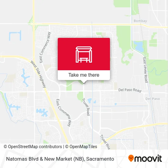 Mapa de Natomas Blvd & New Market (NB)