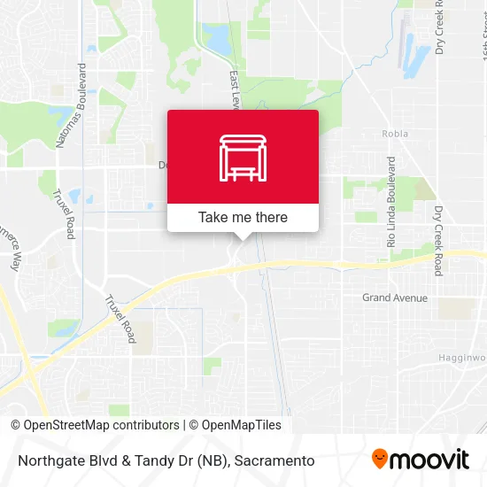 Mapa de Northgate Blvd & Tandy Dr (NB)