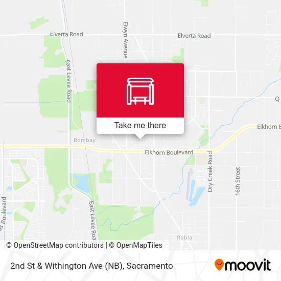 2nd St & Withington Ave (NB) map