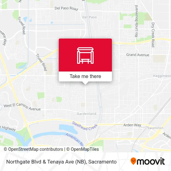 Mapa de Northgate Blvd & Tenaya Ave (NB)