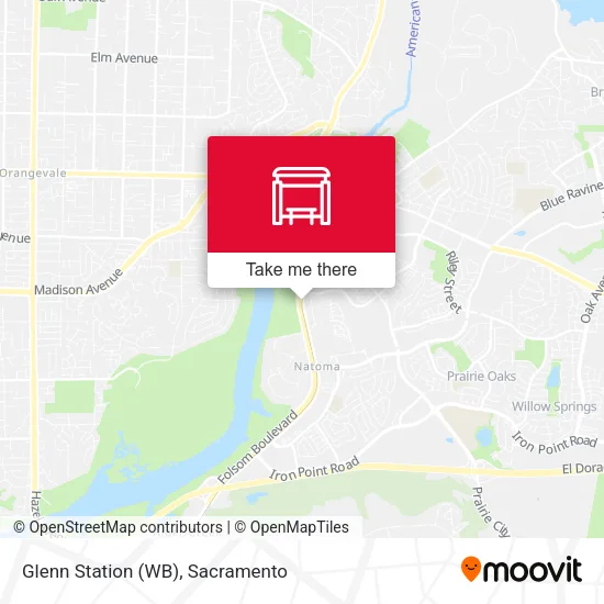 Mapa de Glenn Station (WB)