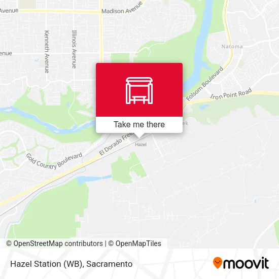 Mapa de Hazel Station (WB)