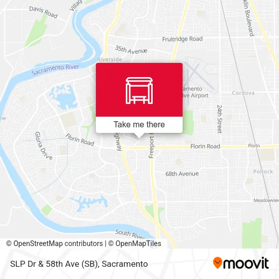 Mapa de SLP Dr & 58th Ave (SB)