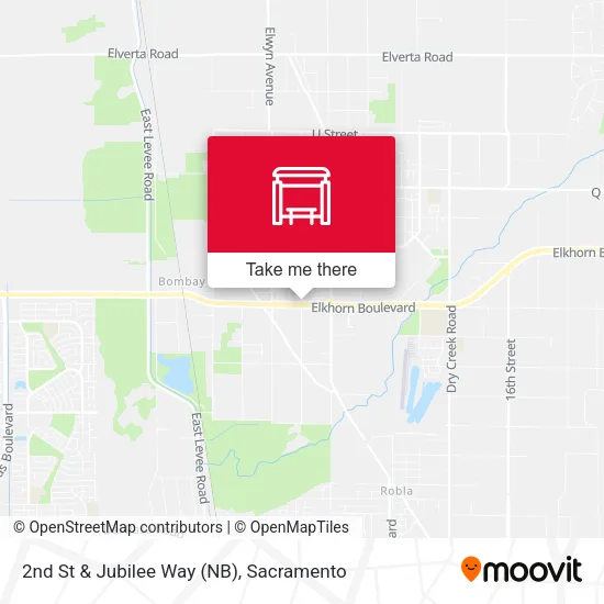 2nd St & Jubilee Way (NB) map