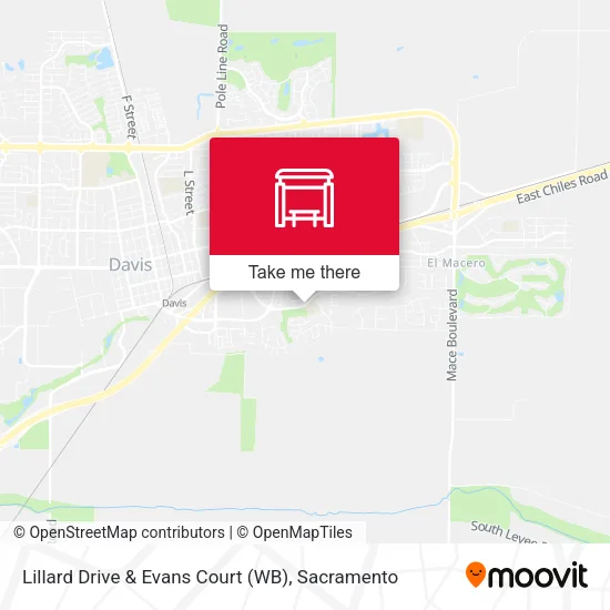 Mapa de Lillard Drive & Evans Court (WB)