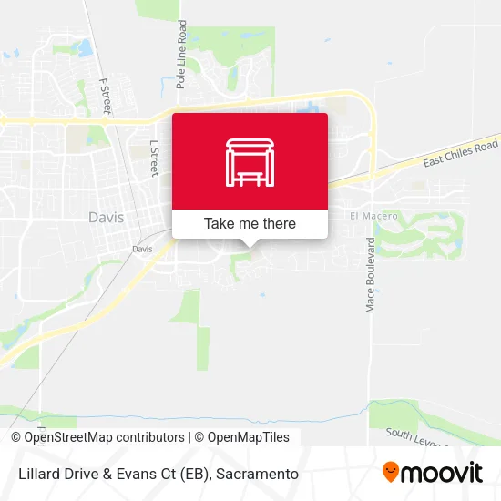 Mapa de Lillard Drive & Evans Ct (EB)