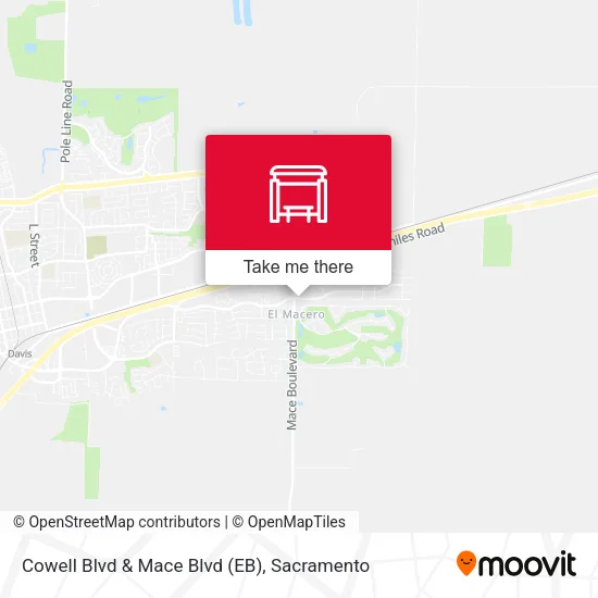 Mapa de Cowell Blvd & Mace Blvd (EB)