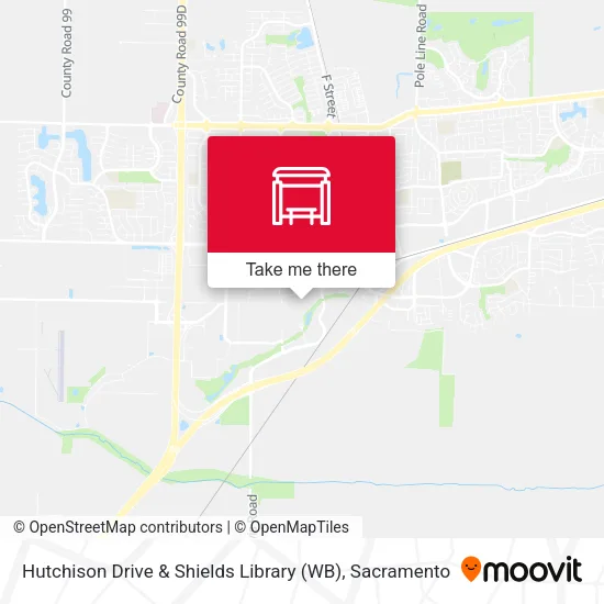 Mapa de Hutchison Drive & Shields Library (WB)