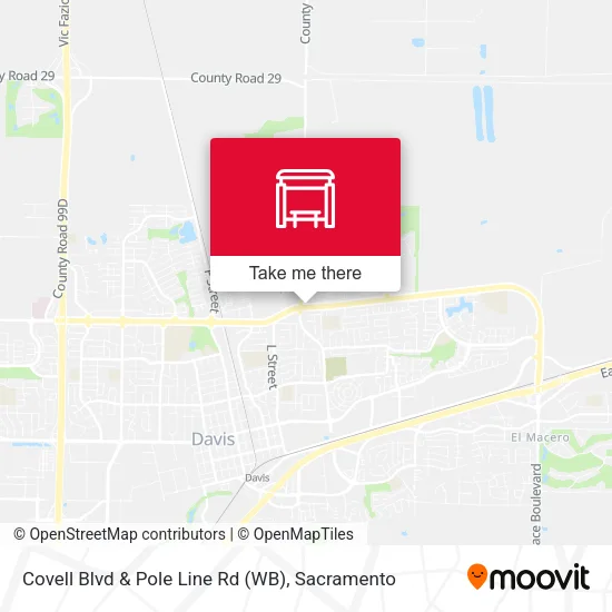 Mapa de Covell Blvd & Pole Line Rd (WB)