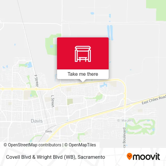 Mapa de Covell Blvd & Wright Blvd (WB)