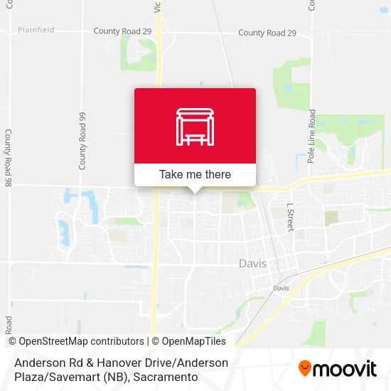 Mapa de Anderson Rd & Hanover Drive / Anderson Plaza / Savemart (NB)