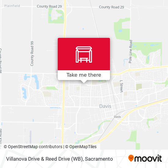 Villanova Drive & Reed Drive (WB) map