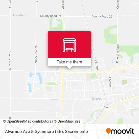 Mapa de Alvarado Ave & Sycamore (EB)