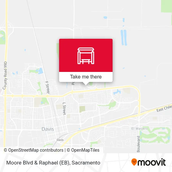 Moore Blvd & Raphael (EB) map