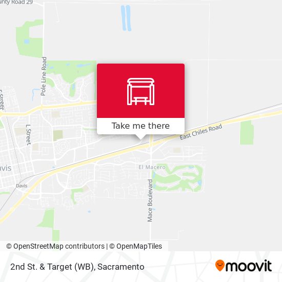 2nd St. & Target (WB) map