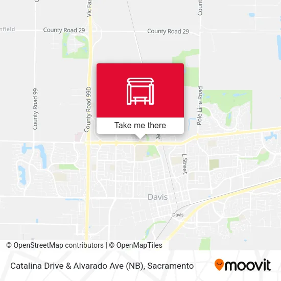 Mapa de Catalina Drive & Alvarado Ave (NB)