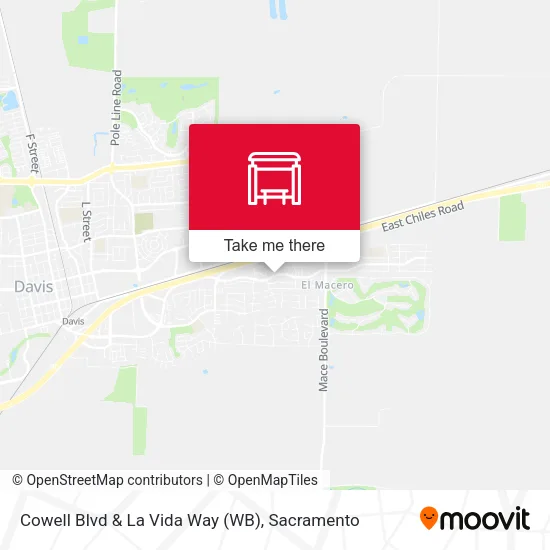 Mapa de Cowell Blvd & La Vida Way (WB)
