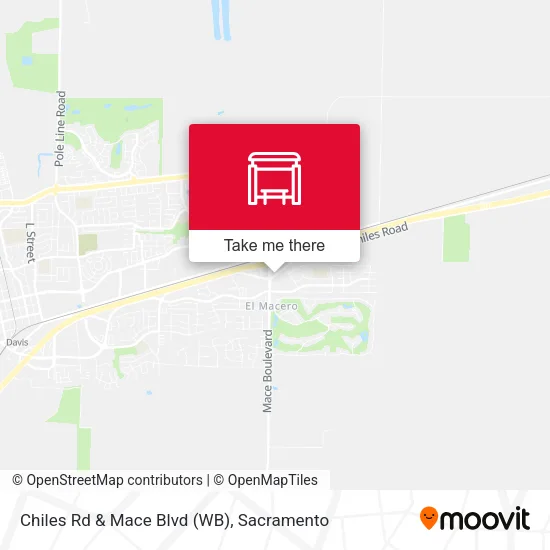 Chiles Rd & Mace Blvd (WB) map