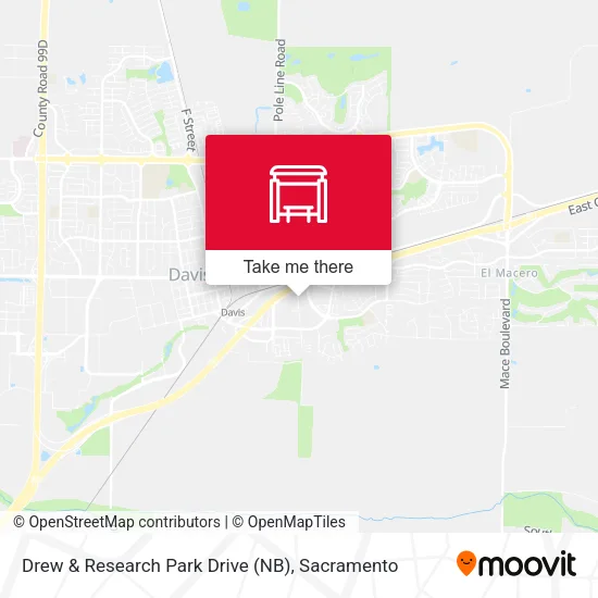 Mapa de Drew & Research Park Drive (NB)