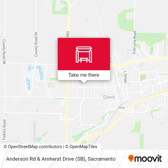 Mapa de Anderson Rd & Amherst Drive (SB)