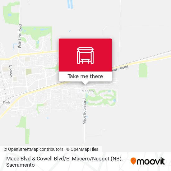 Mace Blvd & Cowell Blvd / El Macero / Nugget (NB) map
