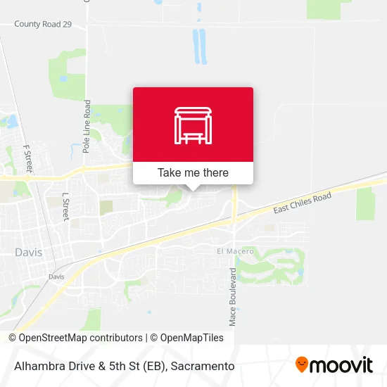 Mapa de Alhambra Drive & 5th St (EB)