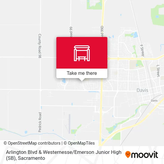 Arlington Blvd & Westernesse / Emerson Junior High (SB) map