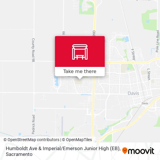 Humboldt Ave & Imperial / Emerson Junior High (EB) map