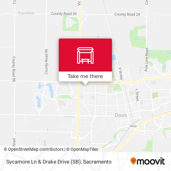 Sycamore Ln & Drake Drive (SB) map