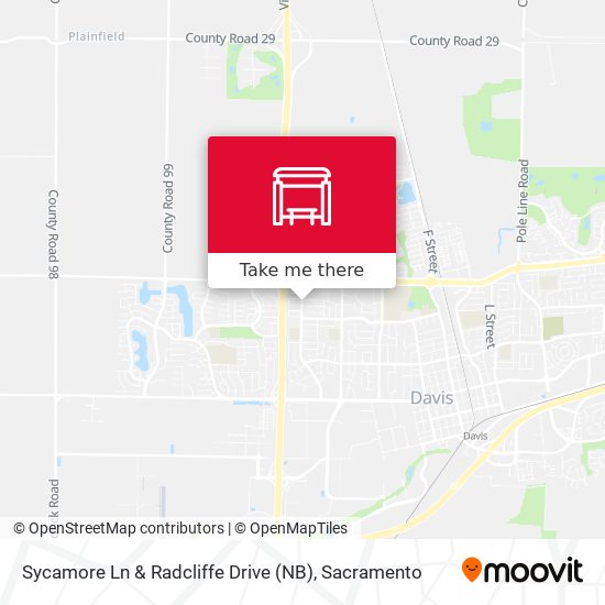 Sycamore Ln & Radcliffe Drive (NB) map