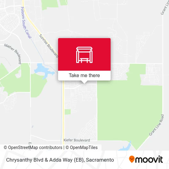Chrysanthy Blvd & Adda Way (EB) map