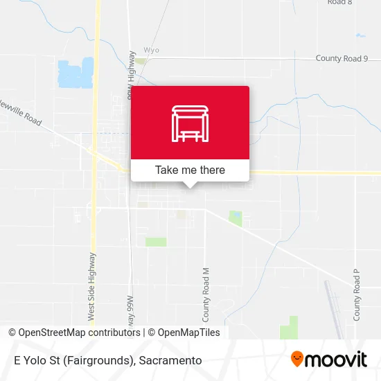 E Yolo St (Fairgrounds) map