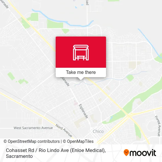 Cohasset Rd / Rio Lindo Ave (Enloe Medical) map