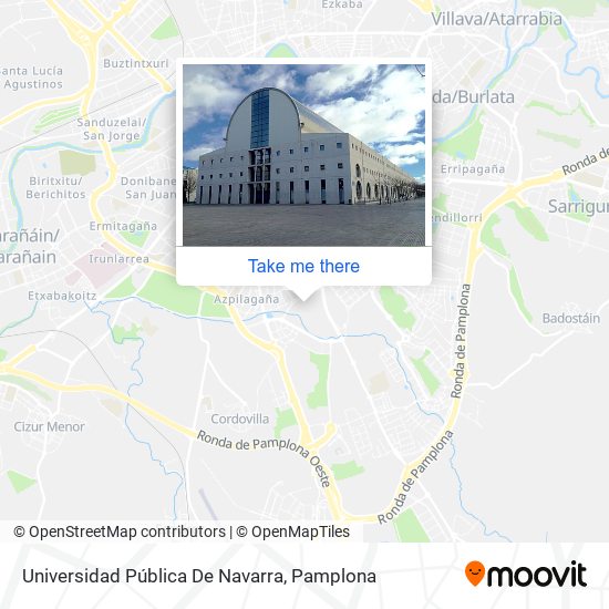 Universidad Pública De Navarra map