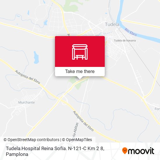 Tudela.Hospital Reina Sofía. N-121-C Km 2 8 map