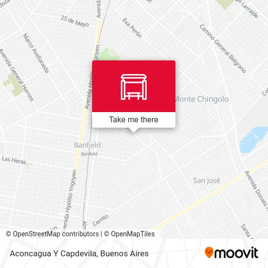 Aconcagua Y Capdevila map